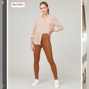 Faux Suede Leggings SPANX High Waisted